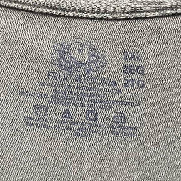 blank olive green front pocket short sleeve crewneck spring summer work T-shirt - Picture 4 of 5